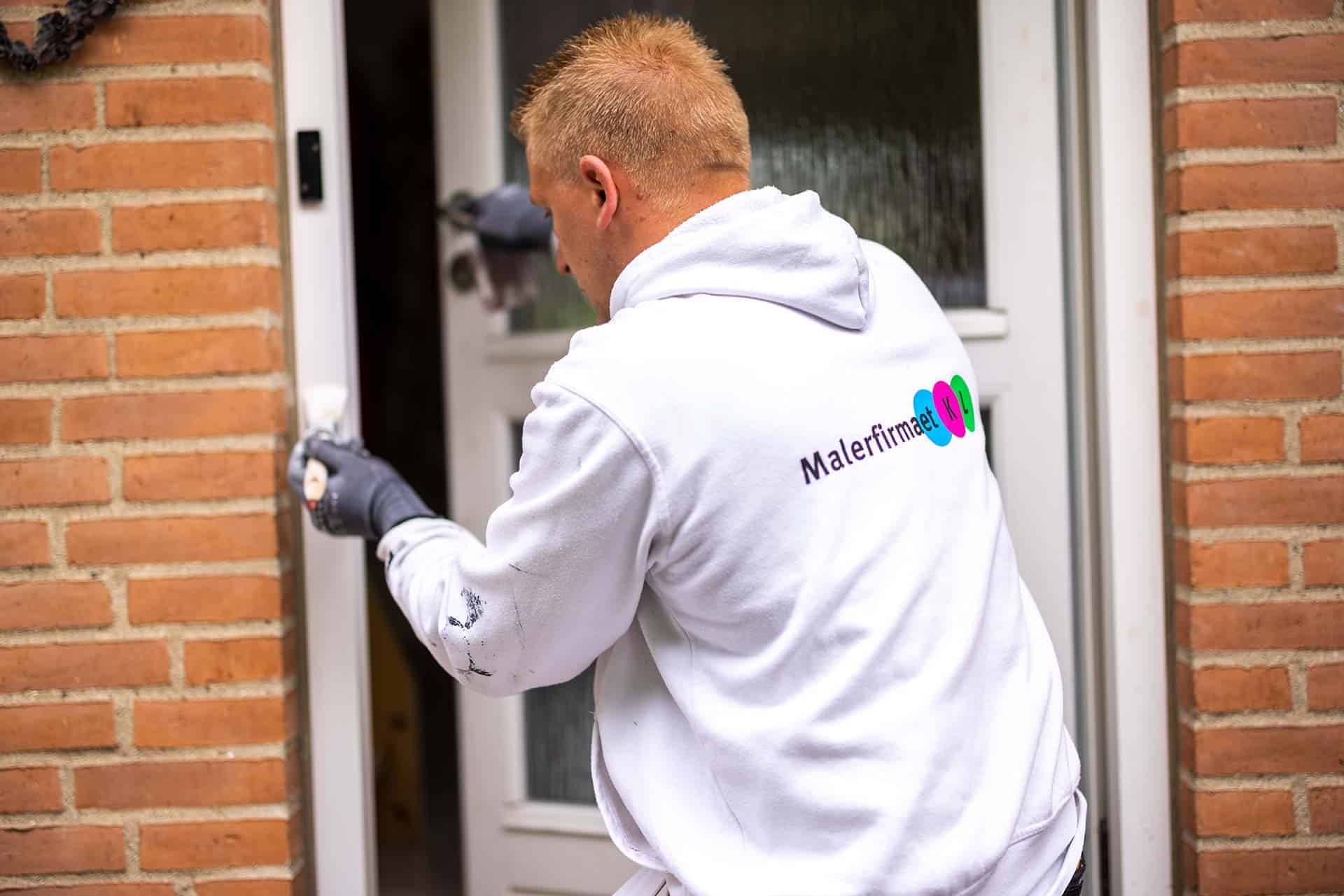 maling af dør